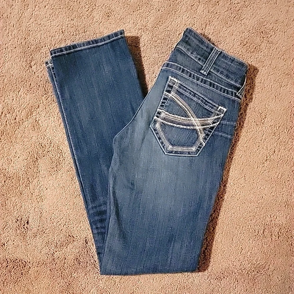 *SOLD*Ariat Women's REAL Mid Rise Bootcut Jeans - Picture 1 of 6